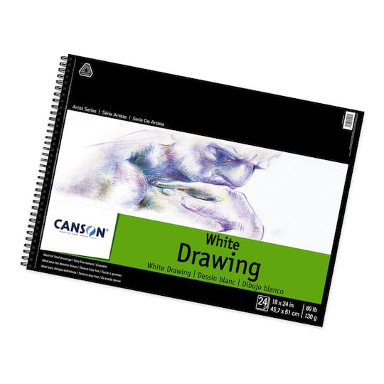 Canson® 1557® Artist Series Pure White Drawing Pad